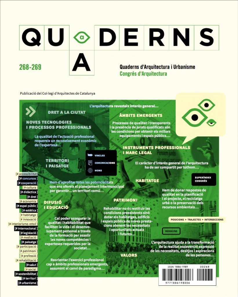 Portada Revista Quaderns Arquitectura Urbanisme Arts Santa Monica